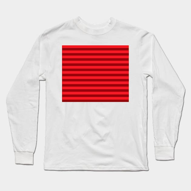 red stripes Long Sleeve T-Shirt by persa